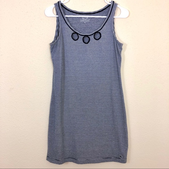 Vineyard Vines Dresses & Skirts - Vineyard Vines Cutout Striped Knit Tank Dress